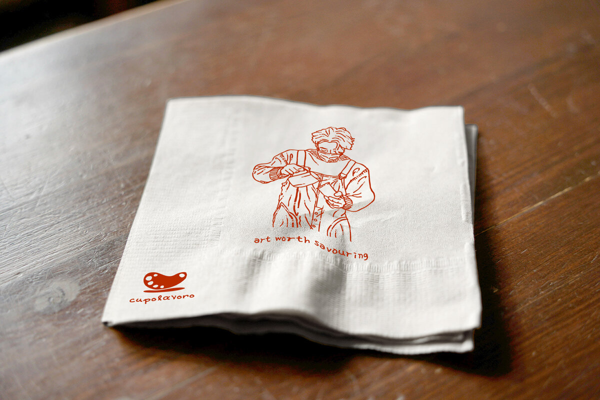 napkin mockup