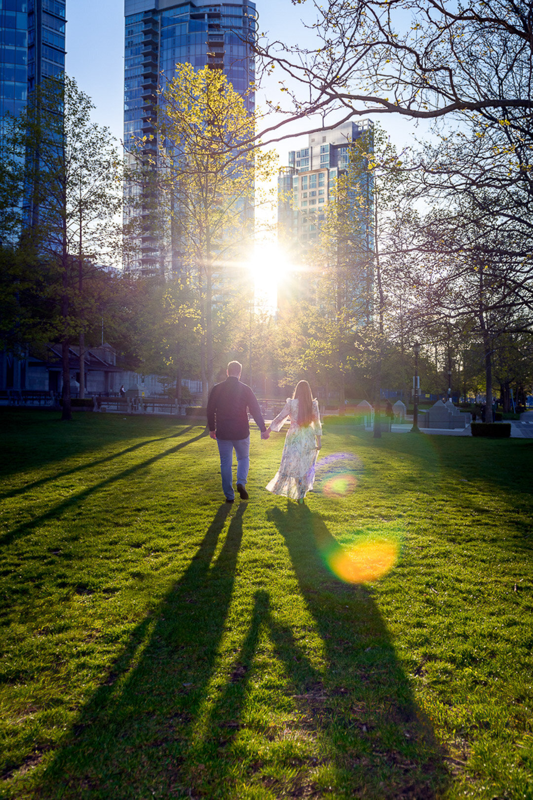 Sunset Enagement session vancouver