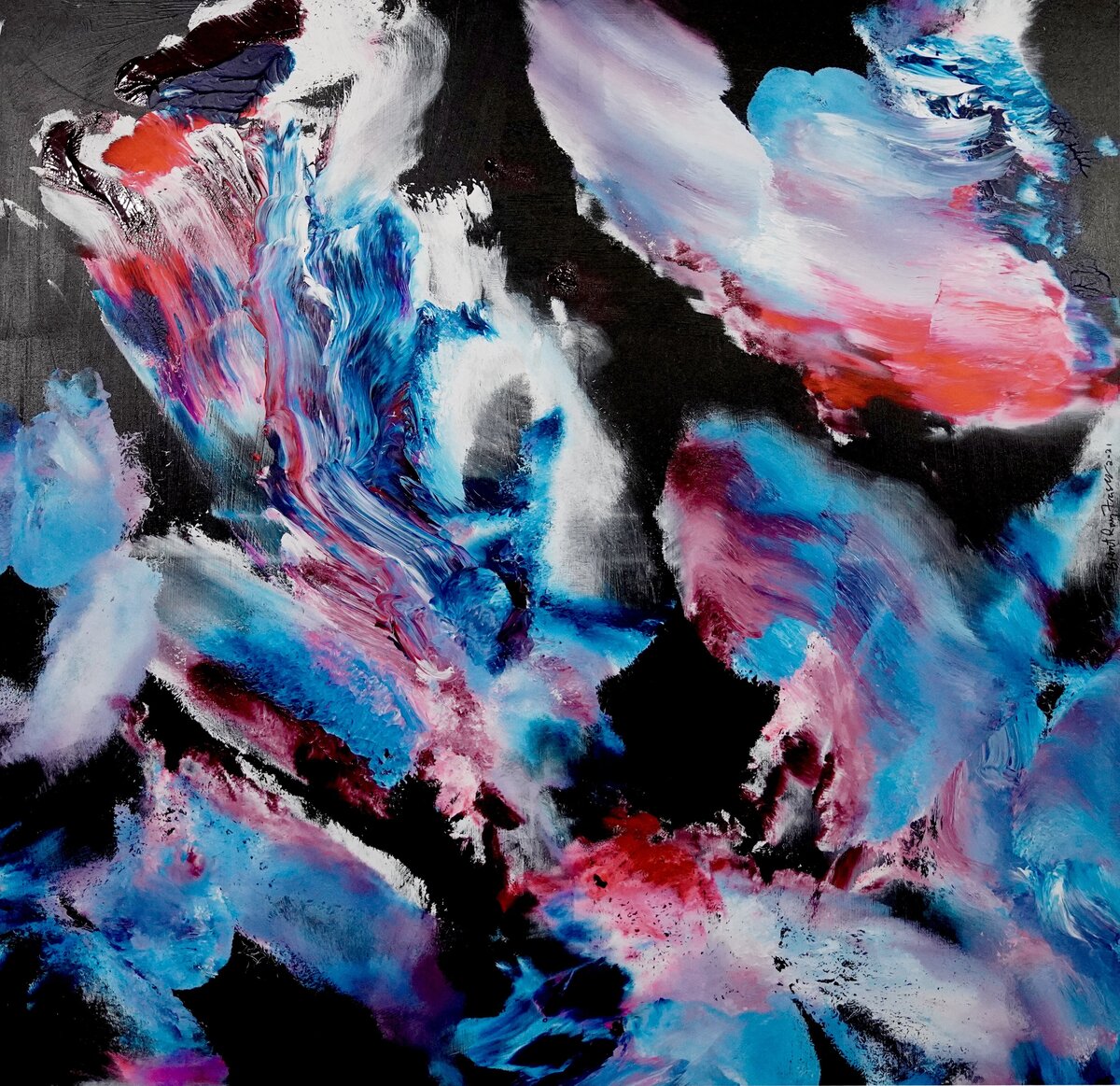 Brent Ray Fraser Abstract Penis Painting - 03