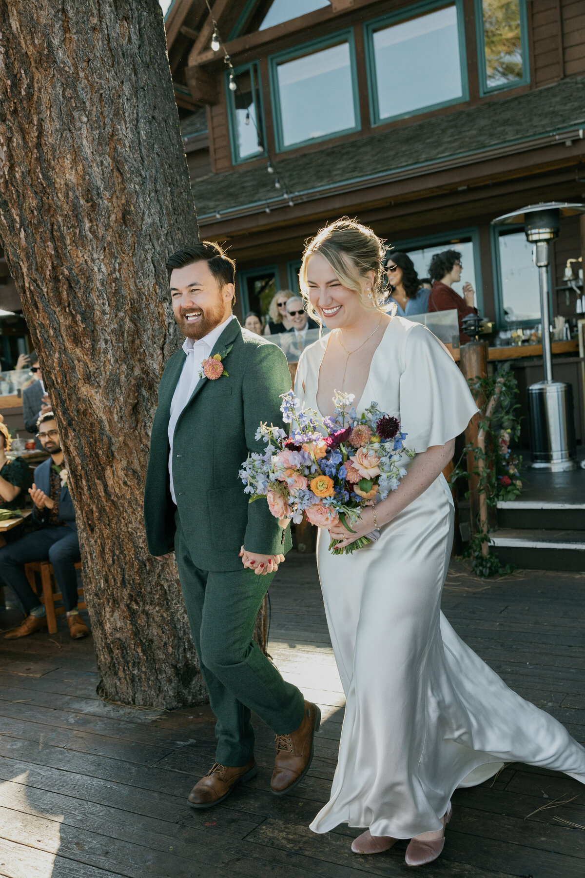 Erich + Emily Sunnyside Resort Lake Tahoe Wedding Critter Camp _ Katherine Krakowski Photography-12