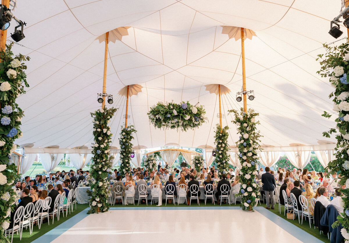 gasparilla inn tented wedding reception boca grande and naples destination wedding photography