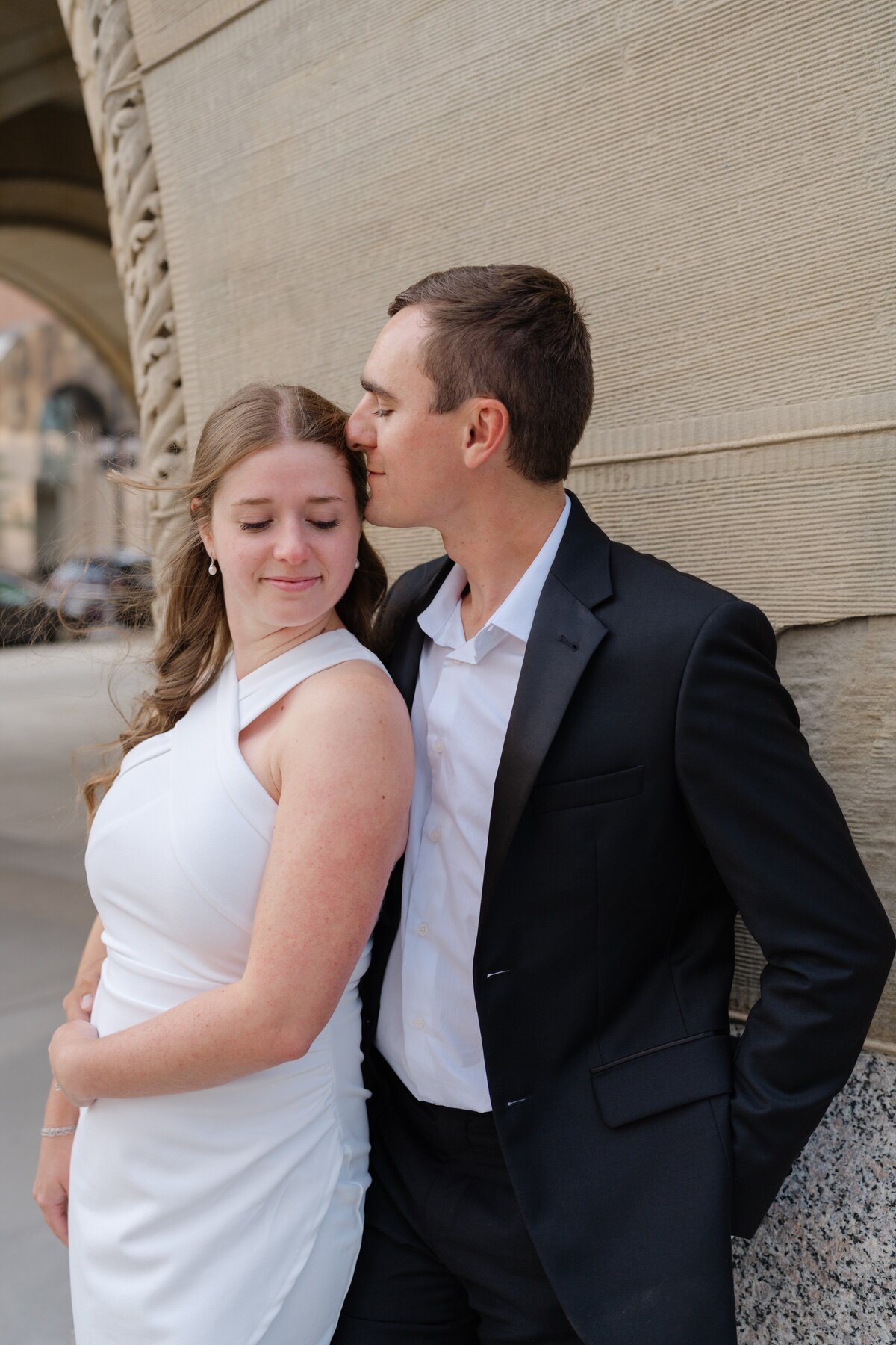 Downtown Milwaukee Elegant Engagement Session-11