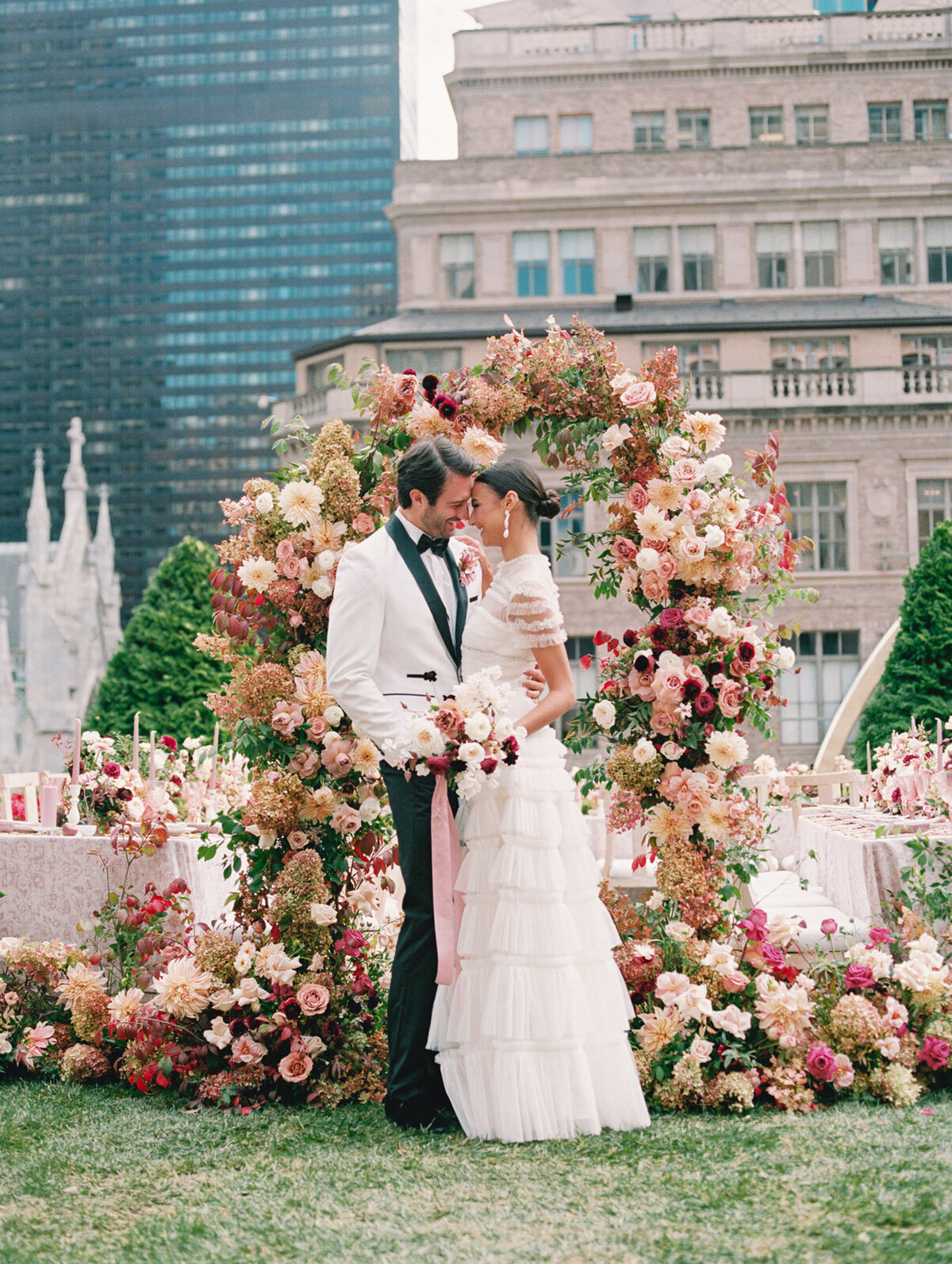 620 Loft & Garden Private Penthouse Wedding - New York City - Stephanie Michelle Photography - Britt Jones Co-110