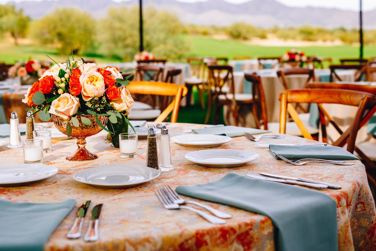 wedding party tabletop details