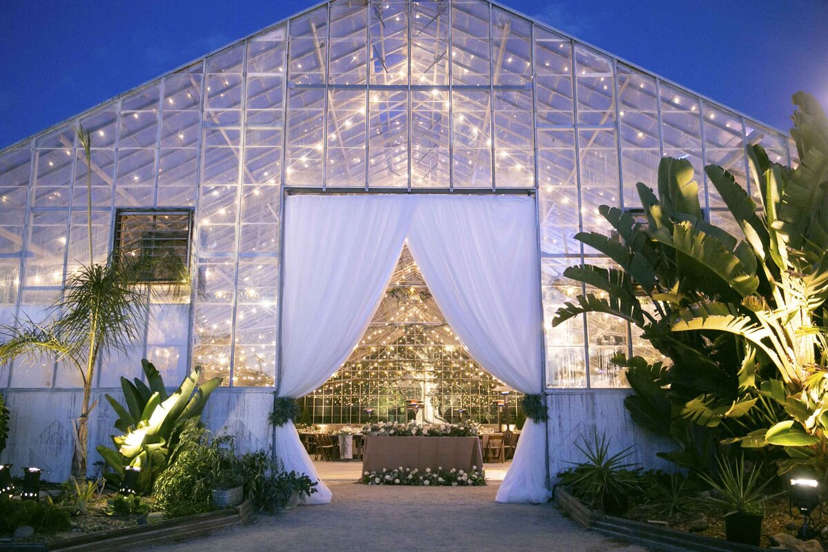 Dos Pueblos Orchid Farm Wedding, Santa Barbara Greenhouse Wedding Venue