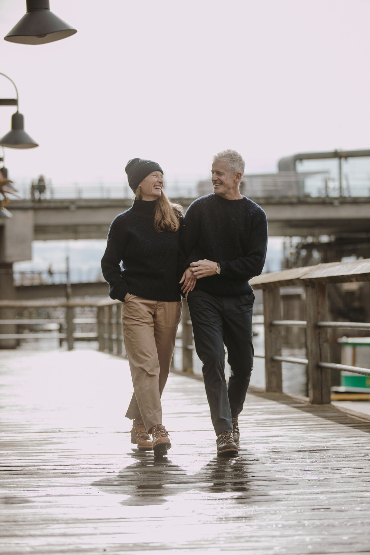 Image of couple walking together on the boardwalk