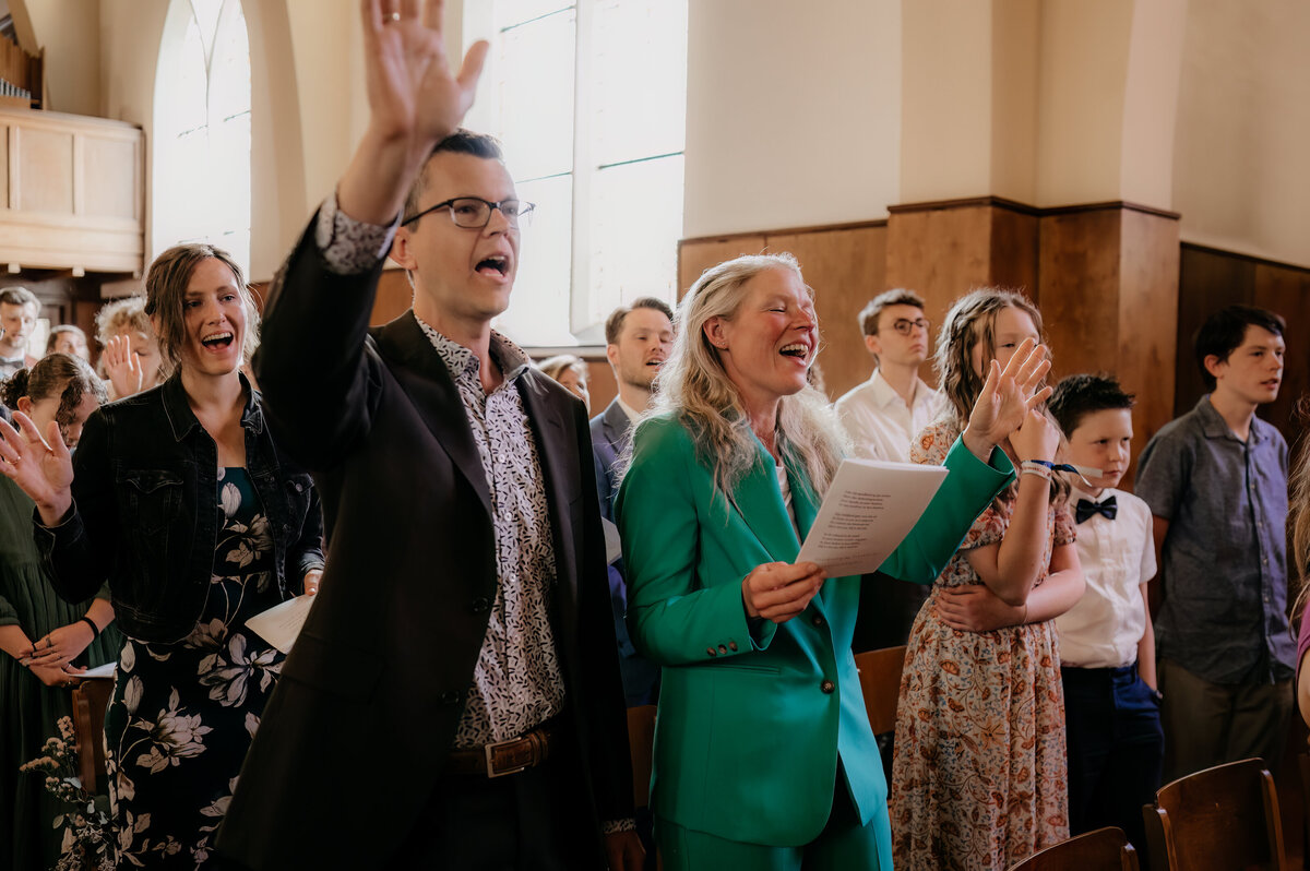 Pure Liefde Fotografie - Wilco & Marriët - Kerkdienst-145
