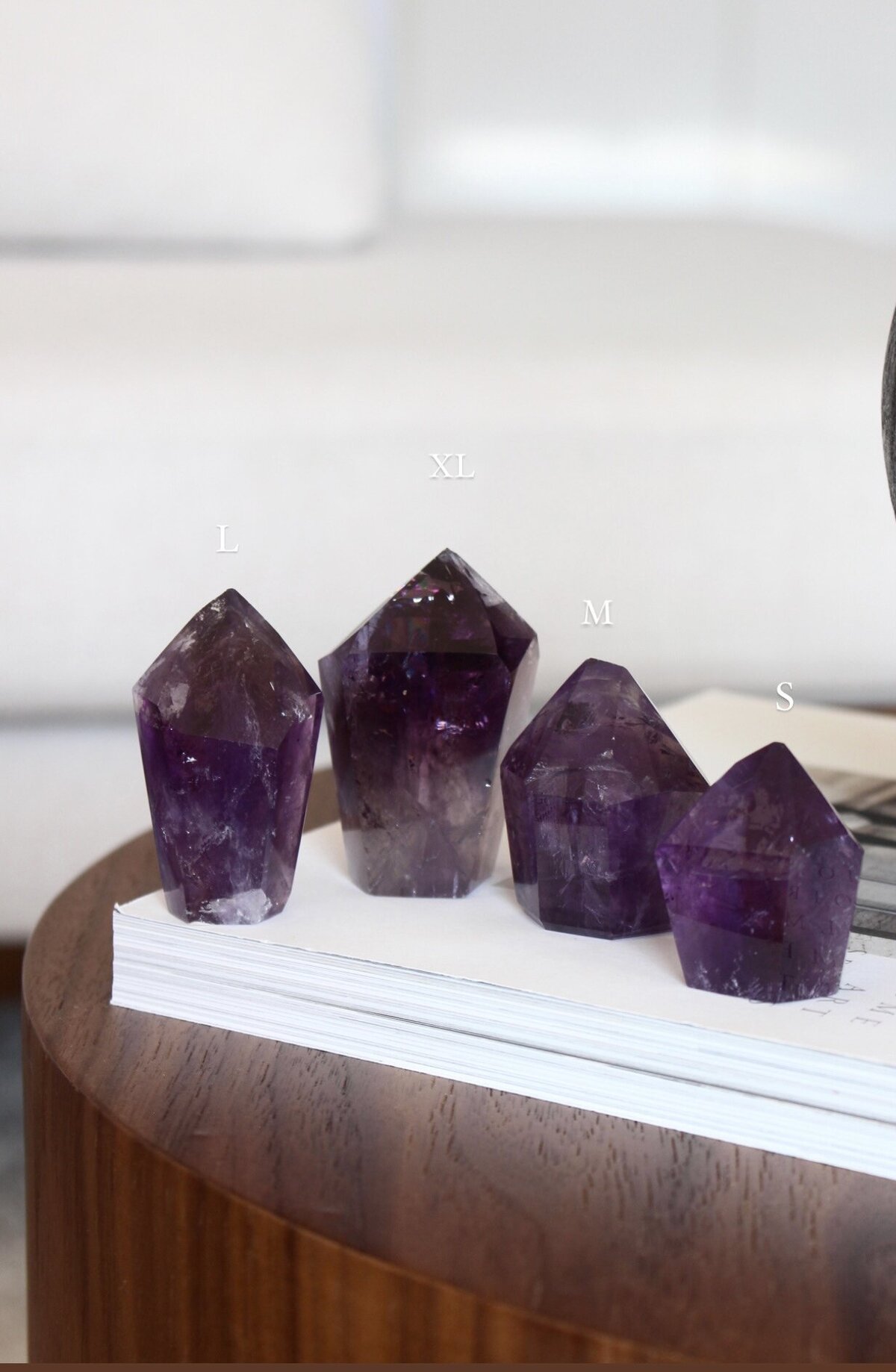 Amethyst sizing