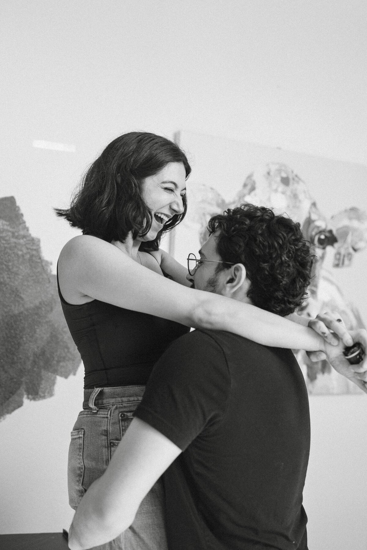 Madison & Reagan Home Engagement Shoot in Houston, TX (27 of 77)