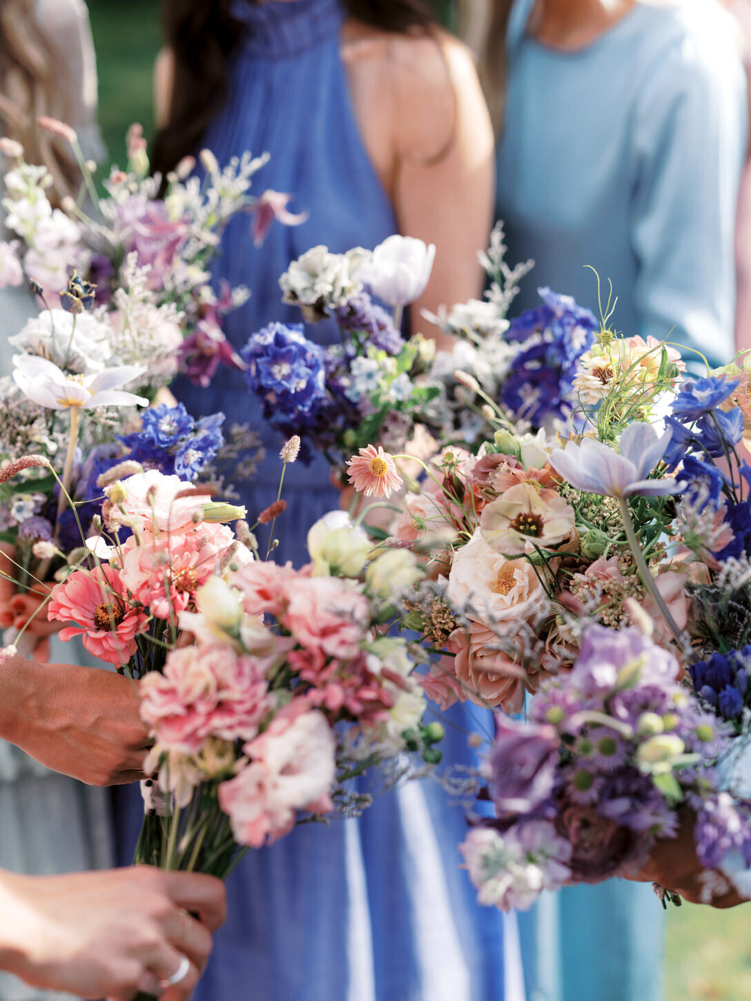 adirondack-mountain-wedding-18-vibrant-bridal-bouquet-with-blues-and-pinks-by-hudson-botanica-at-adirondack-mountain-wedding-jenny-fu-studio
