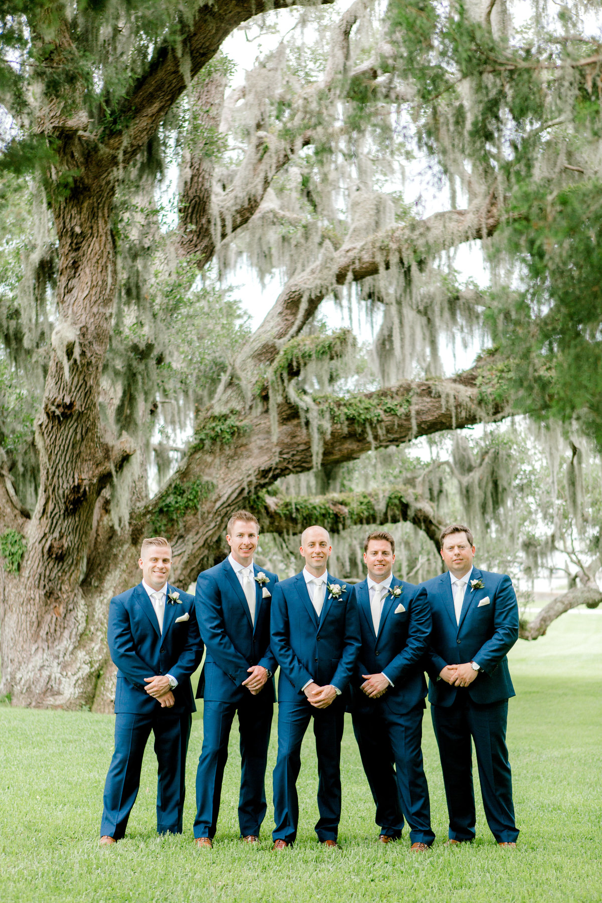 Groom and Groomsmen Southern Wedding