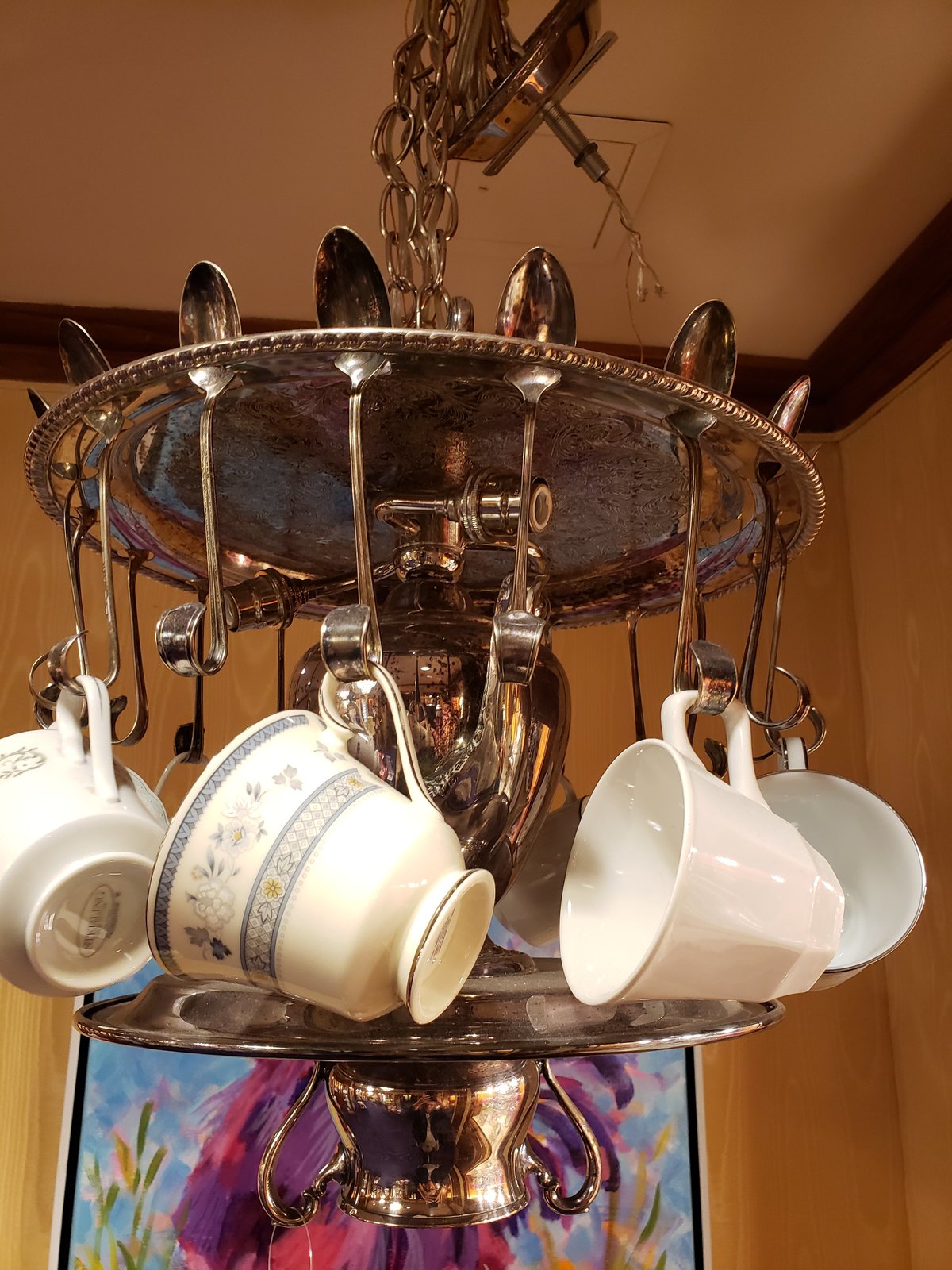 tea chandelier greenbrier shop