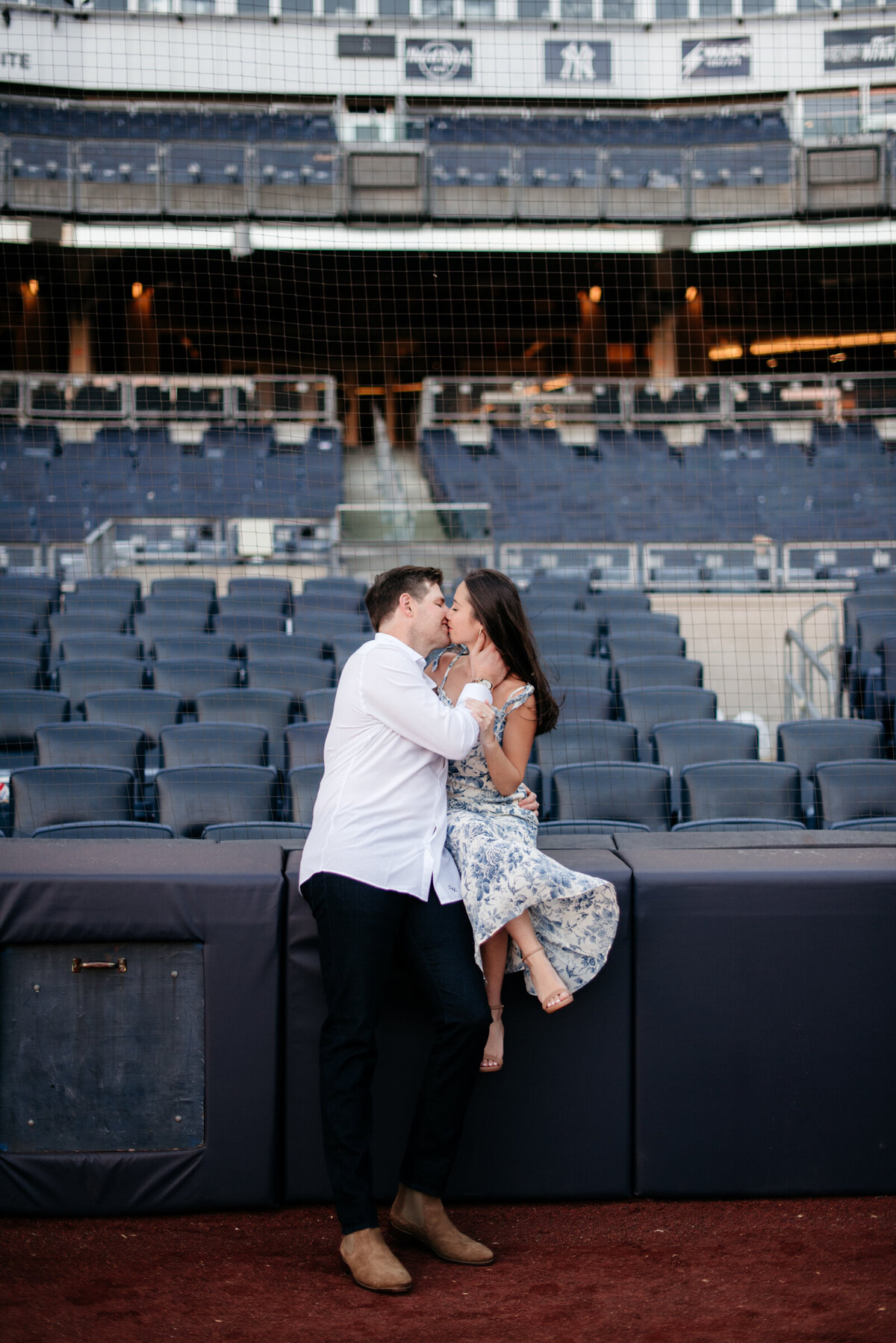 Yankee Stadium NYC Engagement photos