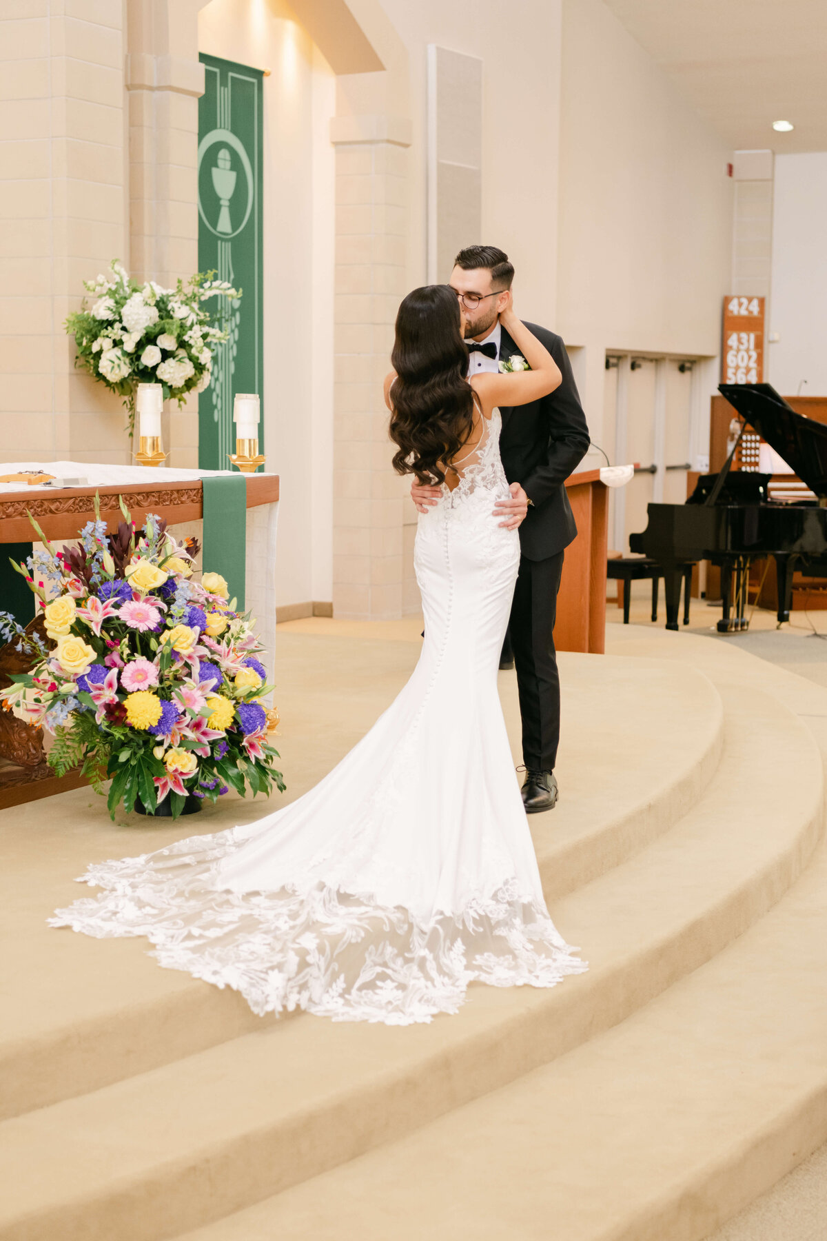 Newlyweds First Kiss