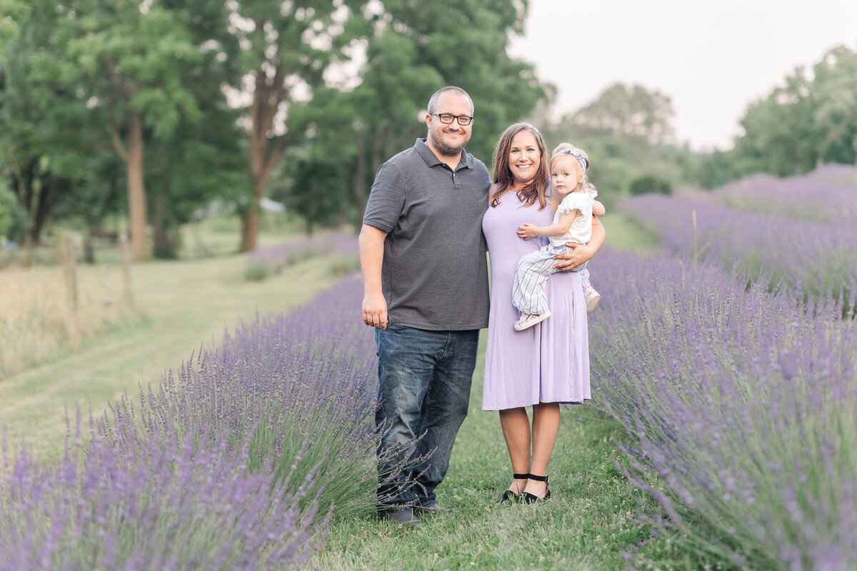 lavender field photo session Hanover pa