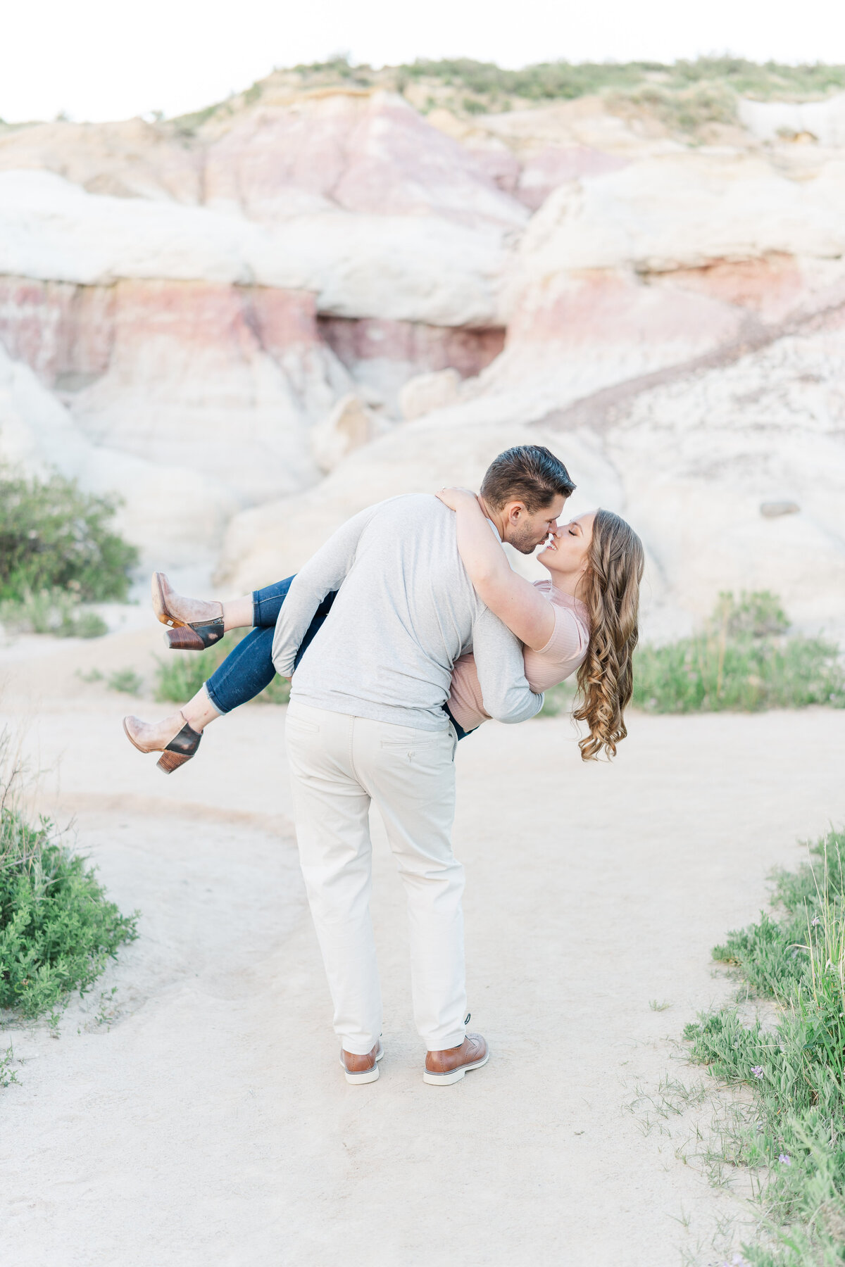 Paint Mines Interpretive Park El Paso Colorado Engagement Session Light and Airy Romantic Pictures Elena Spraguer Photography 0087
