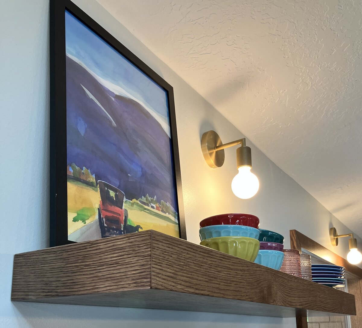kitchen painting and bowls