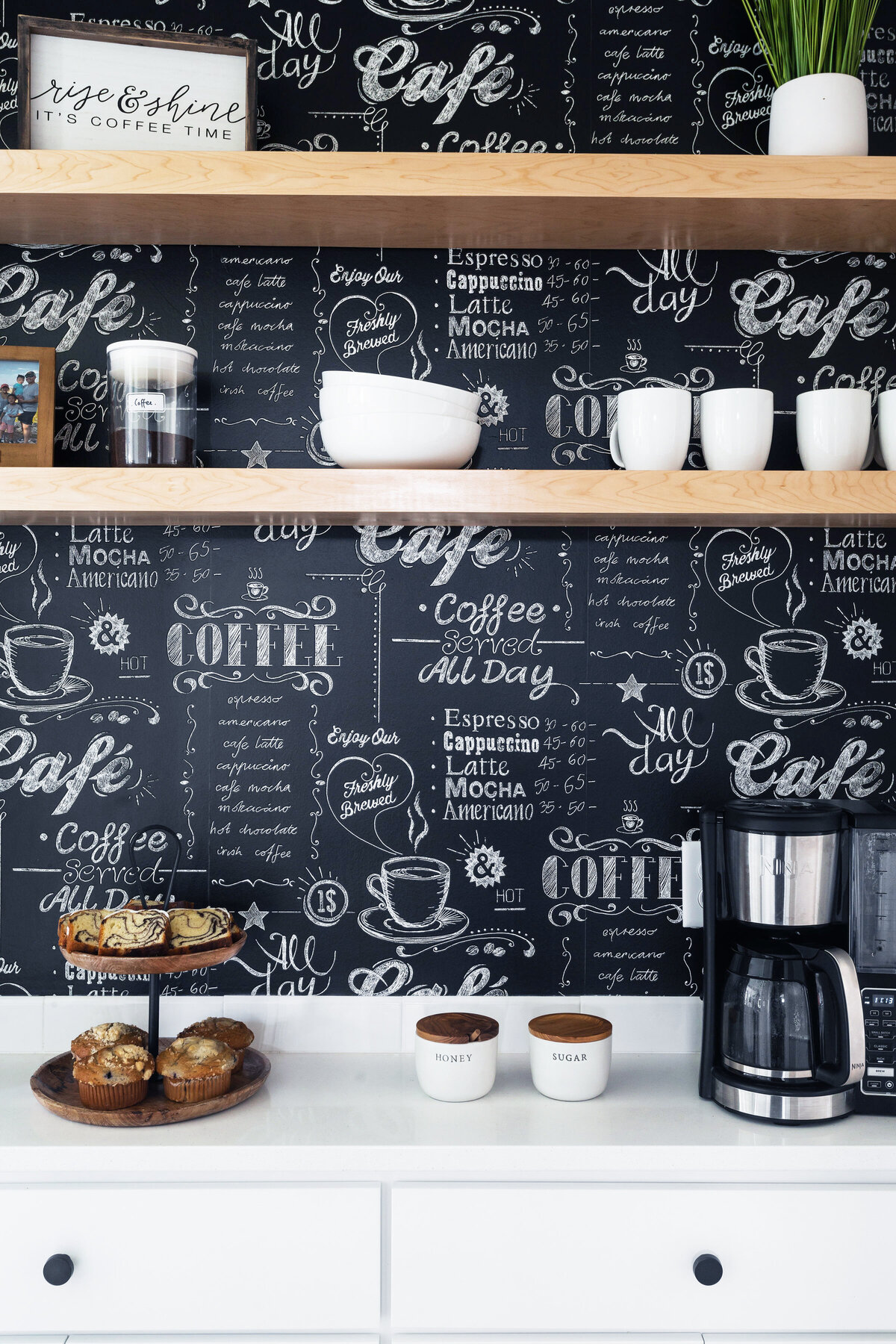 coffee bar close up