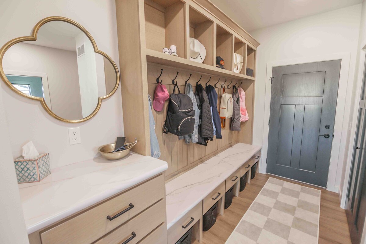 mudroom interior design for Golden Buffalo