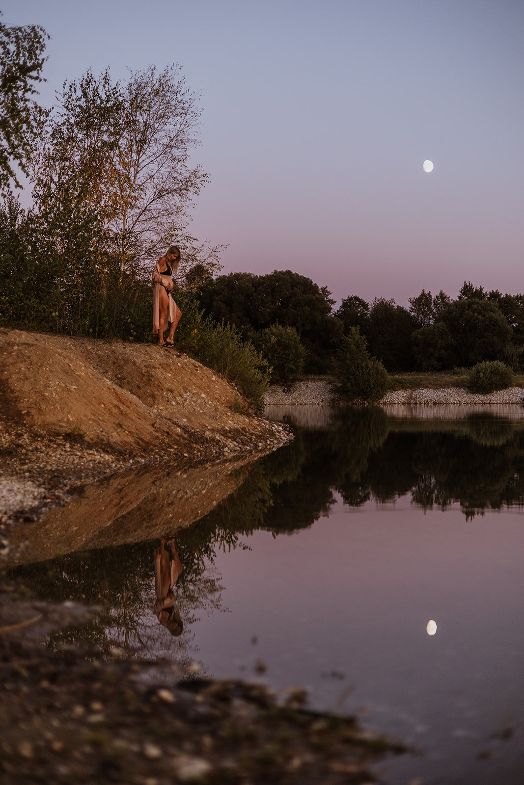 intimní těhotenská fotografie v přírodě fotografka pro ženy markéta zýka