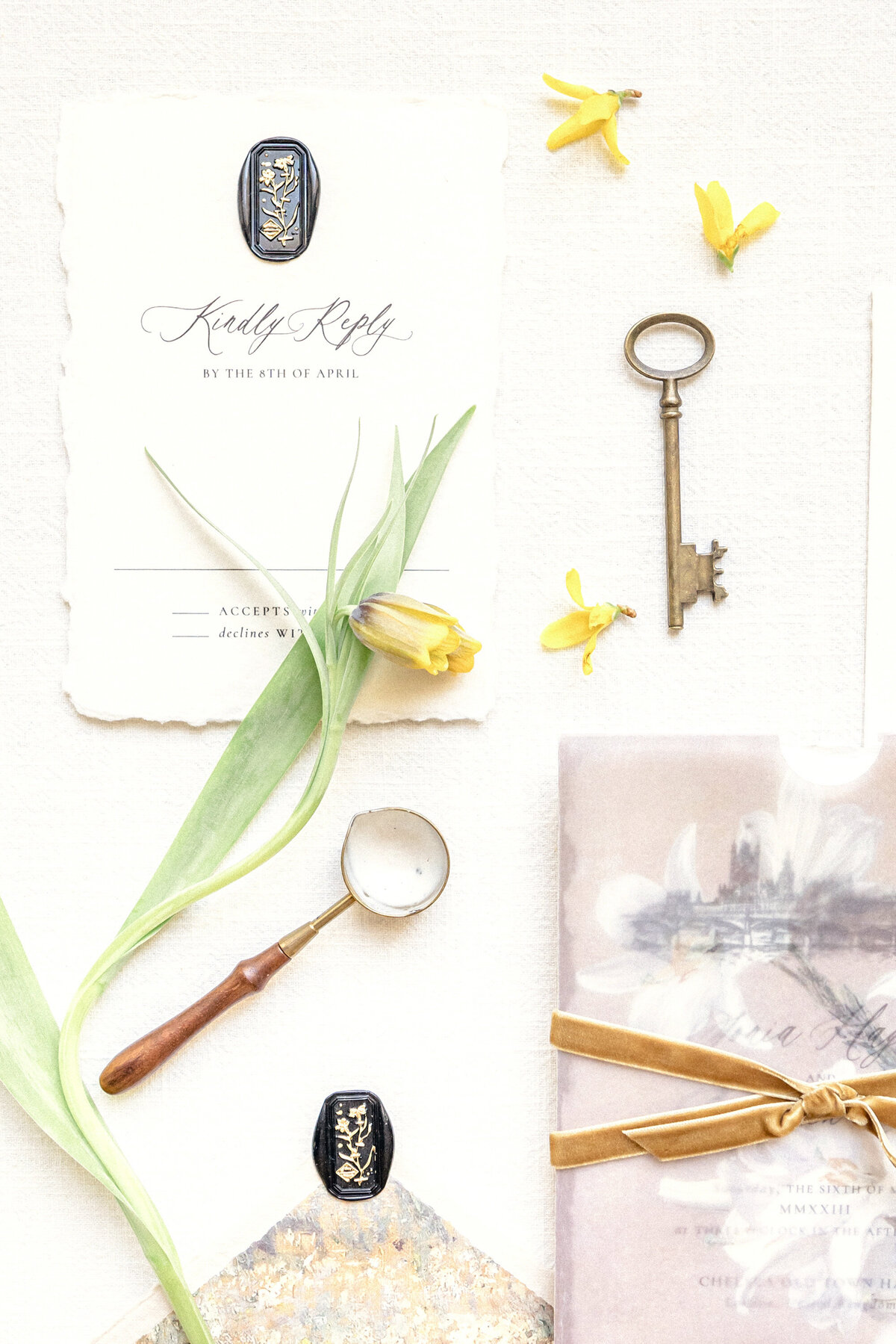 01 London_wedding_elopement_invitation_flatlay_yellow_gold_victoria_amrose (5)