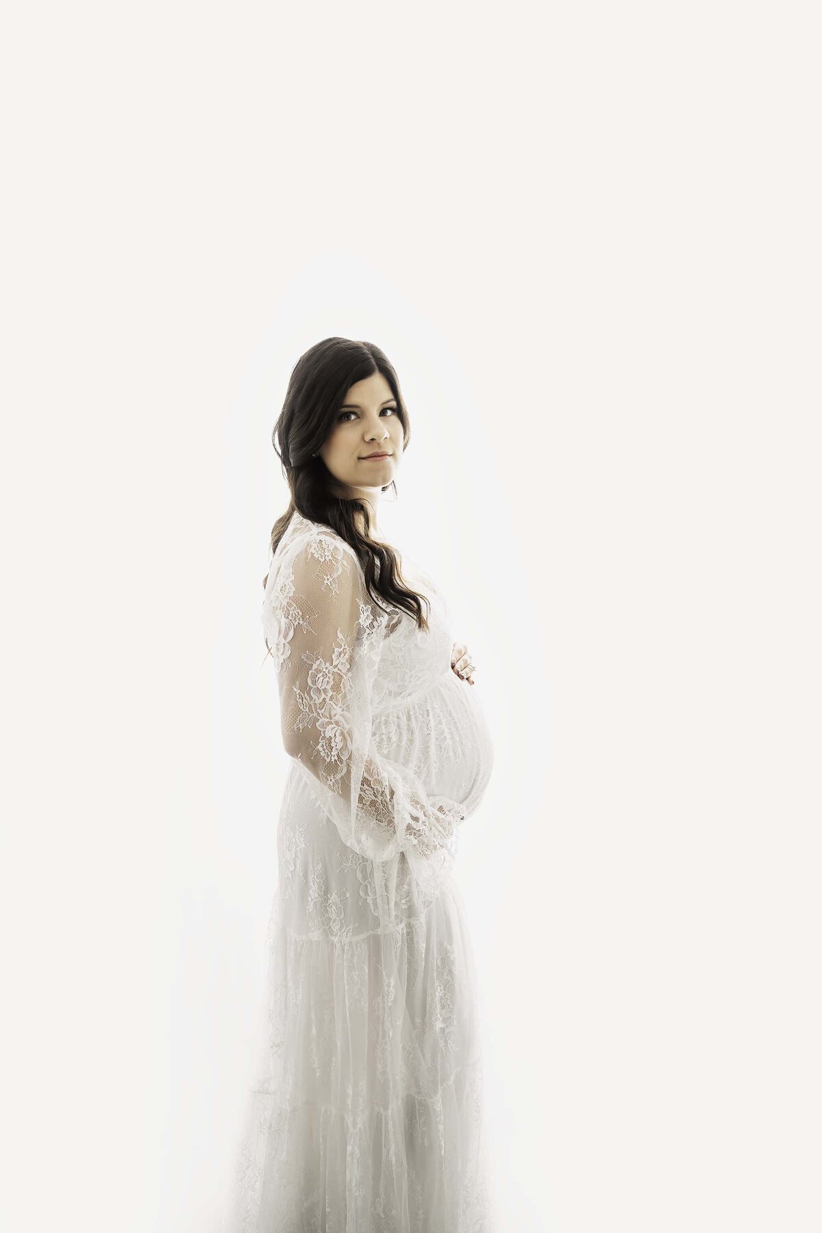 All white maternity