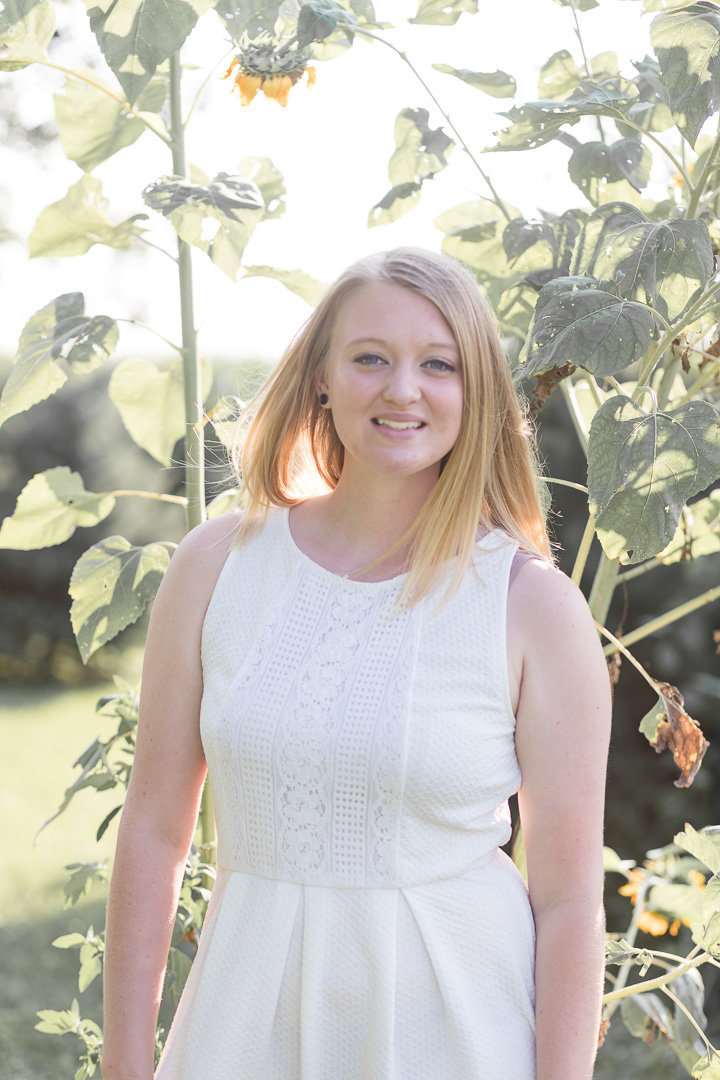 Senior Session in the sunflowers