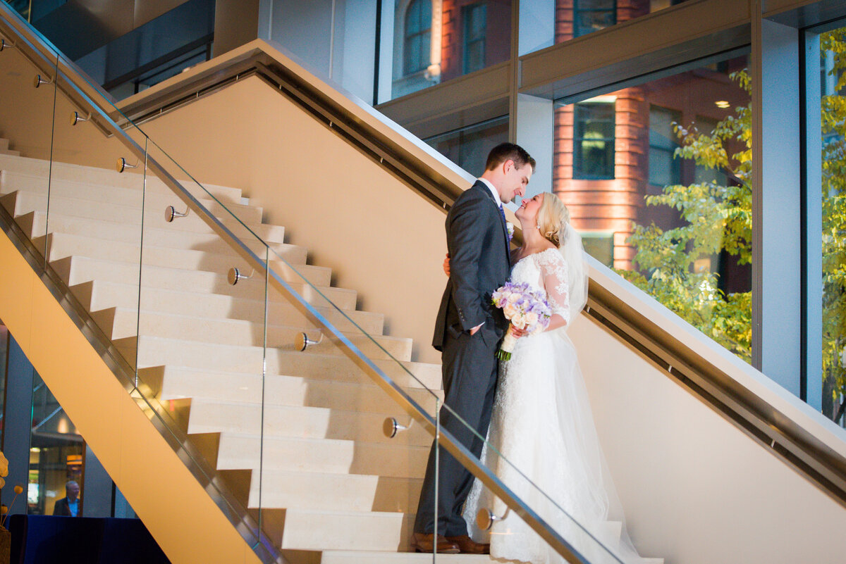 staircase fairmont hotel