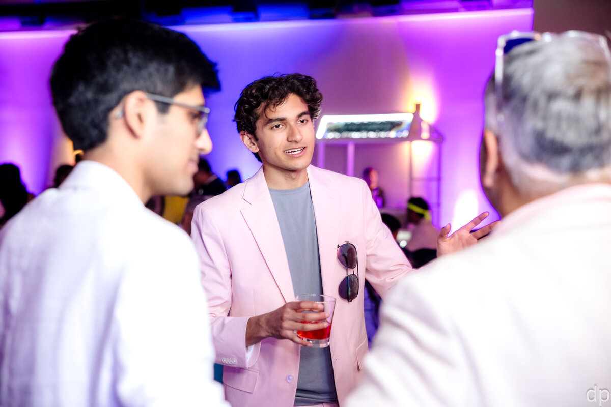 purple and blue party
