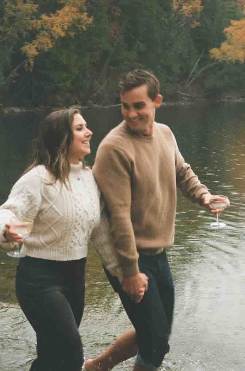 Lakeside Film Engagement Photos - Sonia V Photography