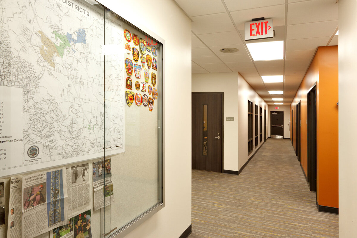 Hendersonville Fire Department facilities built by Cooper Construction - 2