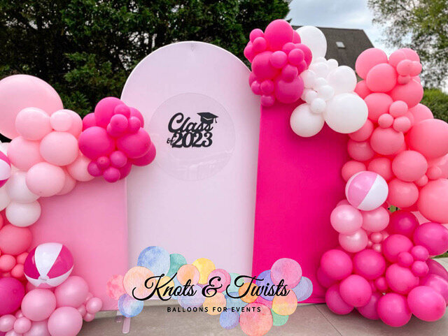 Chiara stands pinks