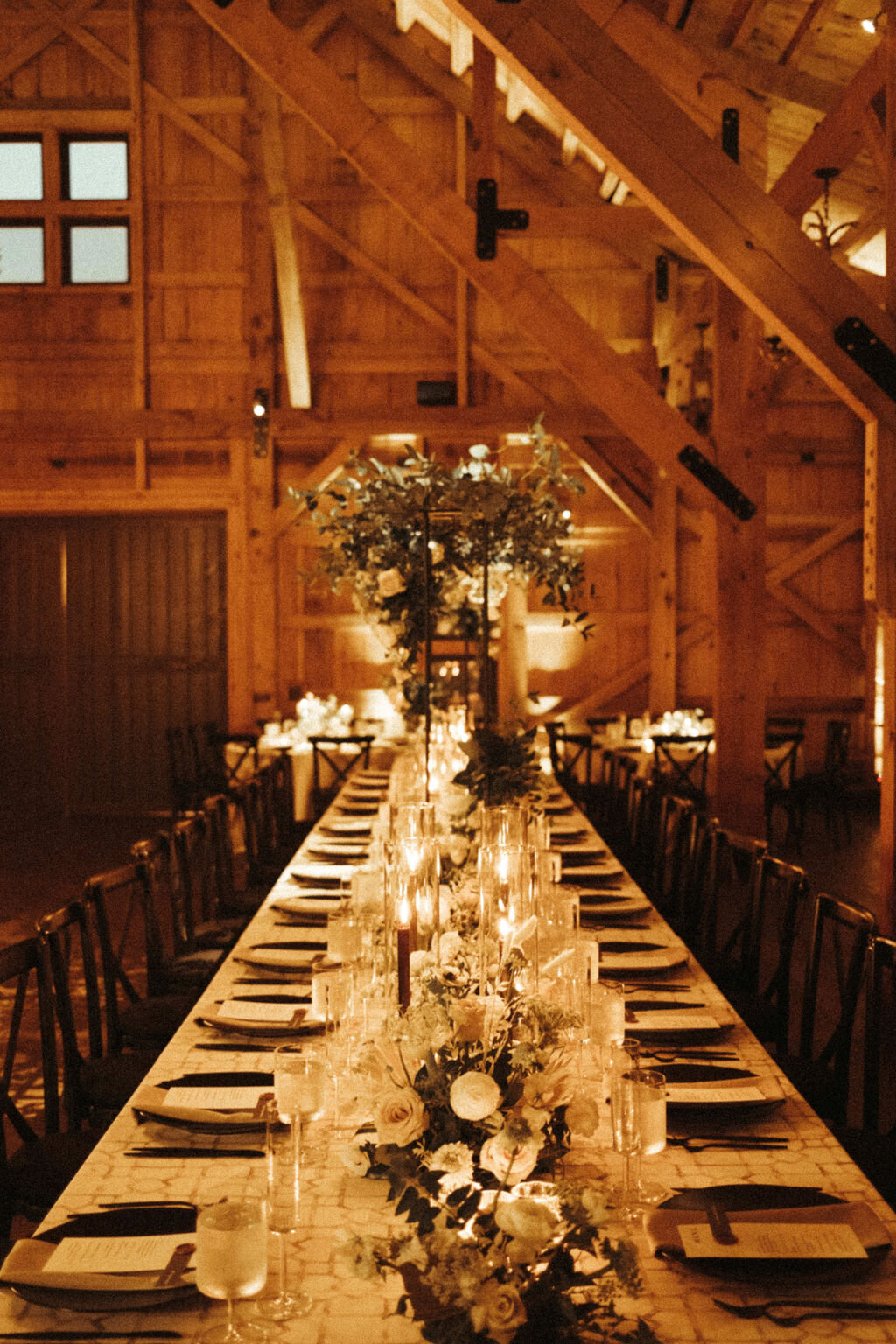 25 - Mision Lago Estate Wedding Barn Reception Head Table - Tampa Bay Wedding Planner