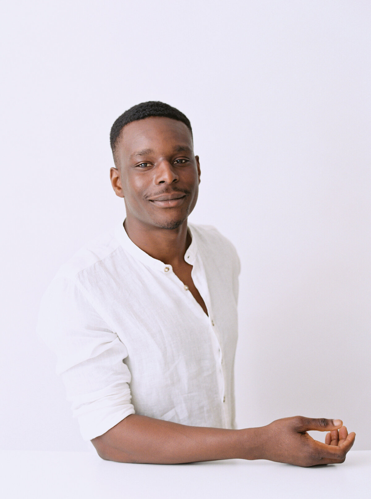 In-studio portrait photography session in Naters, Valais, Switzerland - 1
