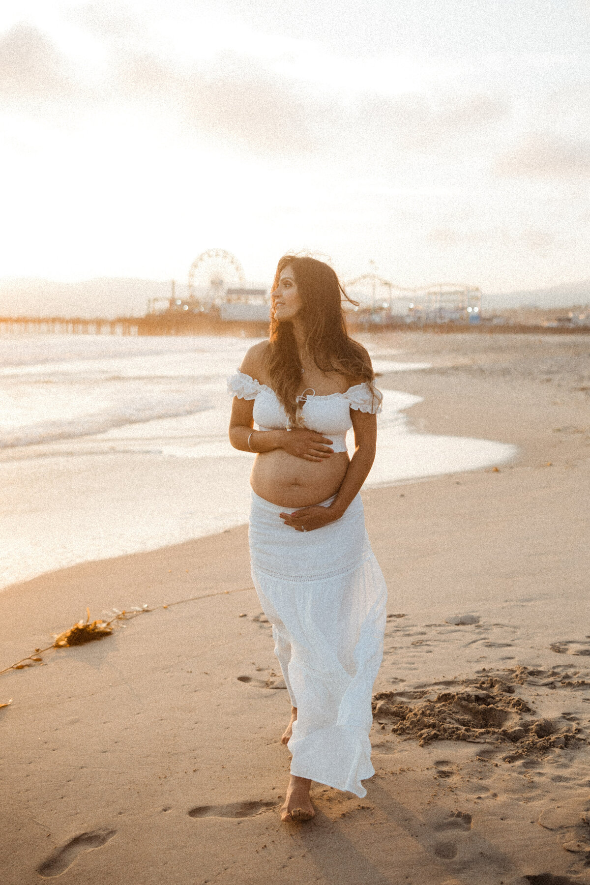 Santa Monica Beach Maternity Photography 63