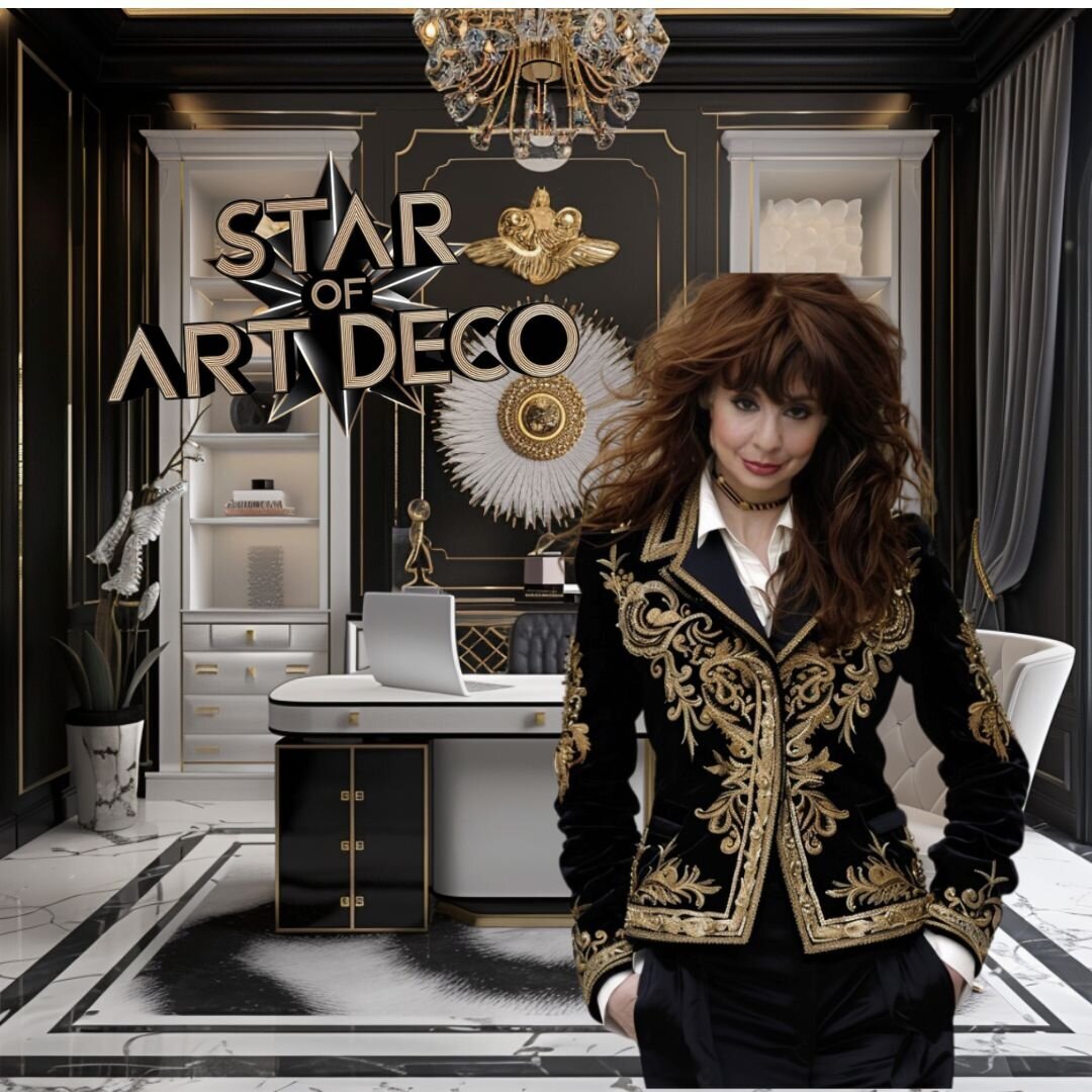 Star of Art Deco's Branded Character Image with Logo