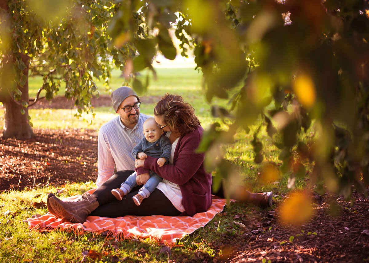 apple trees, family photo shoot, fall in Syracuse NY