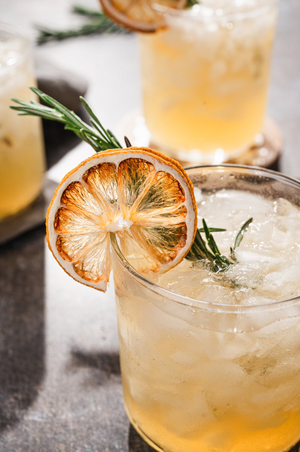 Bourbon lemon rosemary cocktail-8