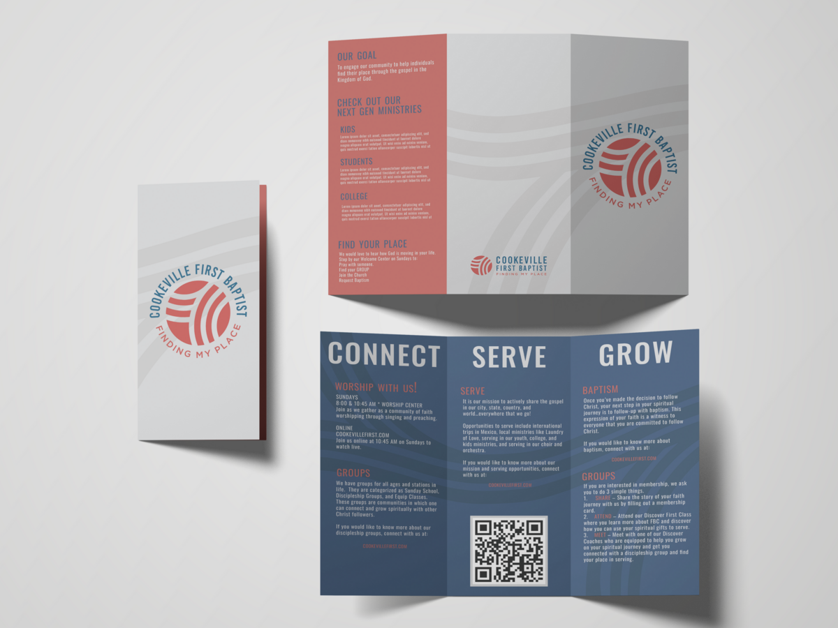 Portfolio P02 Trifold Mockup