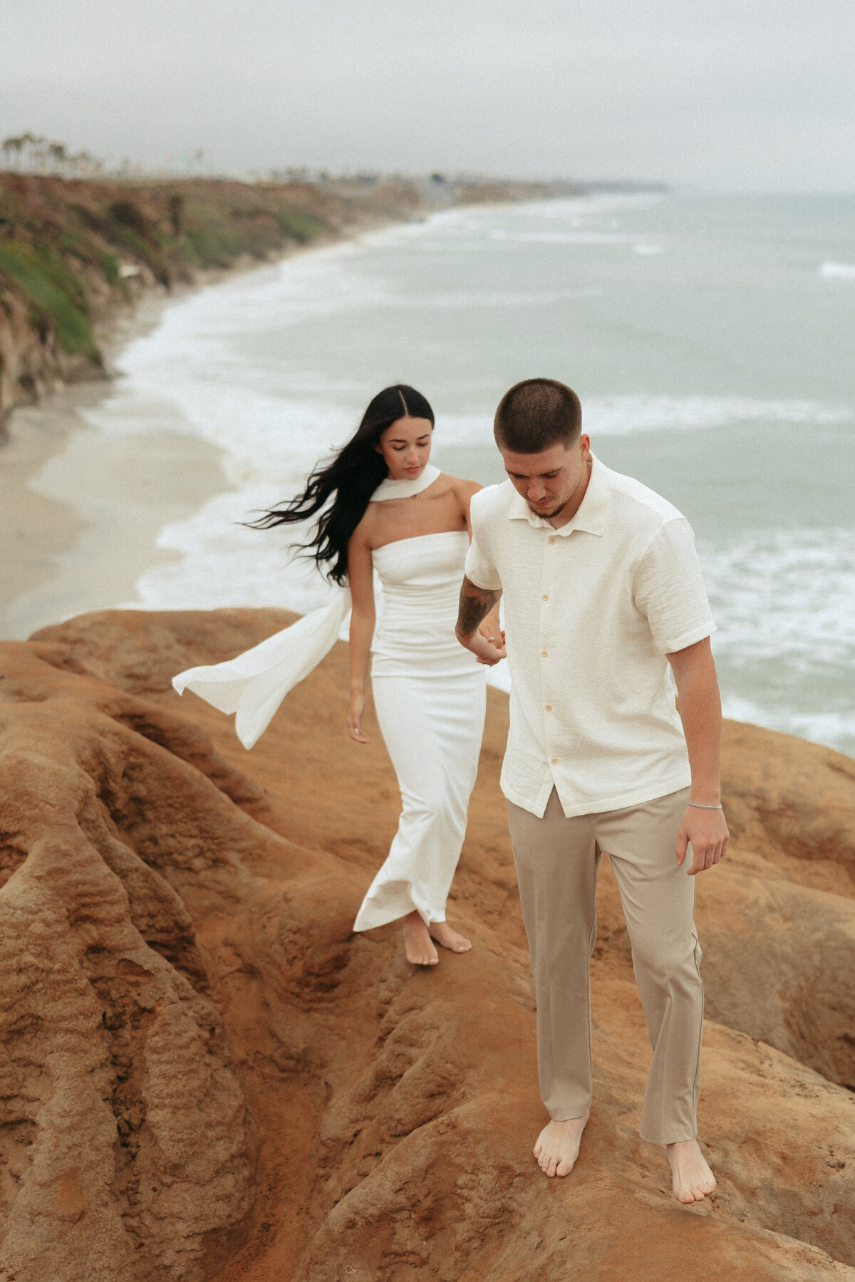 cinematic cliffside engagement-San Diego cliffs-Janelle-Aloi_7
