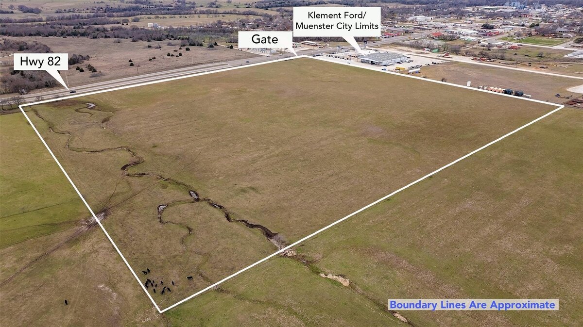 29 Ac lot for sale in Muenster Tx on highway 82