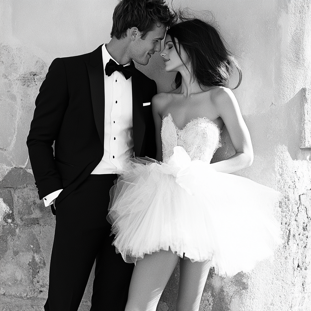 kdurski_86694_a_black_and_white_photo_of_a_bride_and_groom_in_a_db9c592a-eab5-4165-ab12-722e8d26bb4b