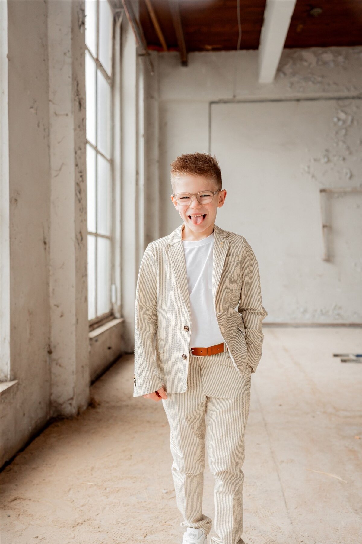 communiefotoshoot jongen