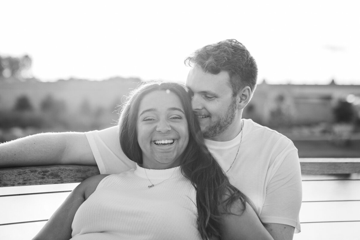 golden-hour-black-and-white-engagement-1
