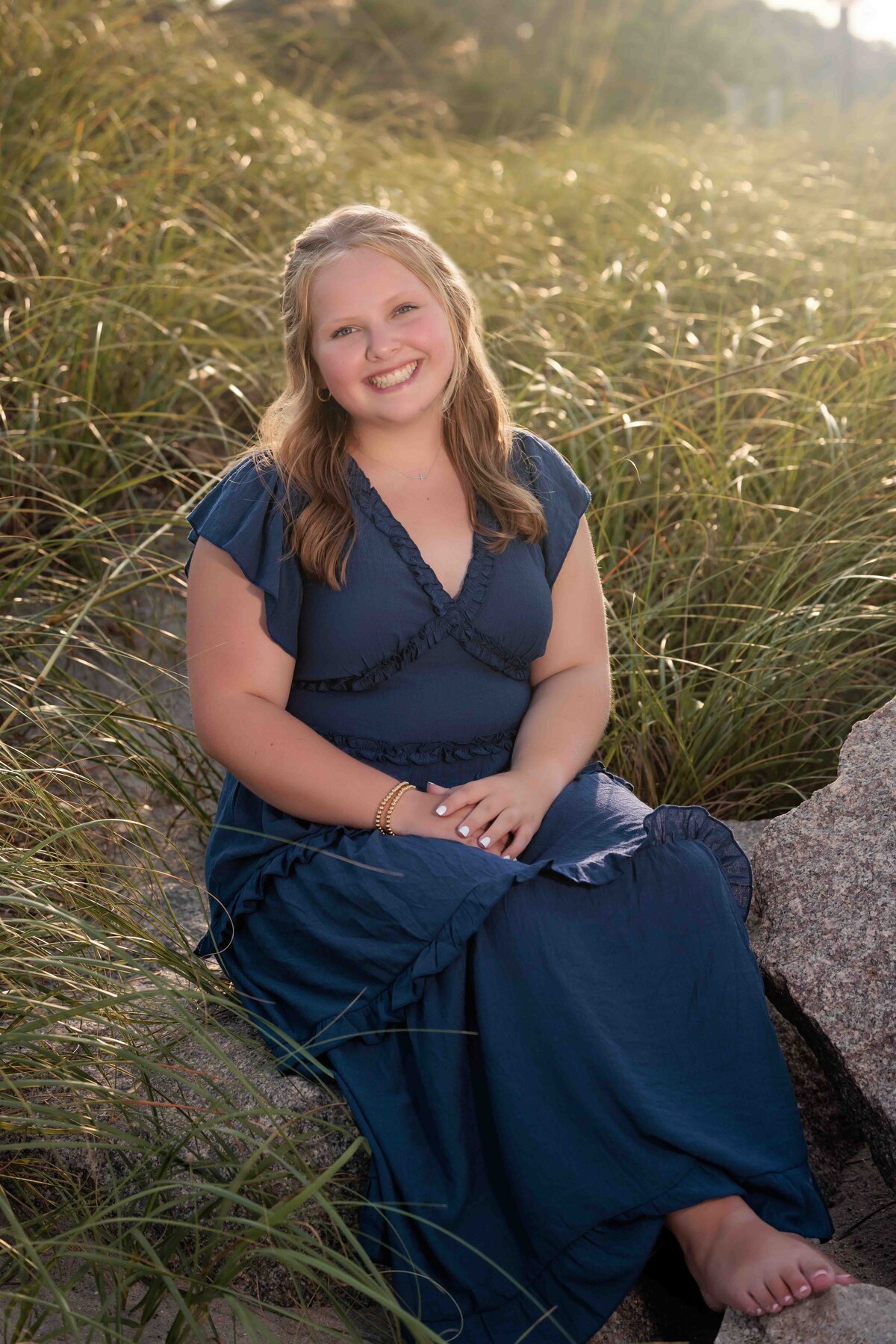 Senior portraits at Kure beach
