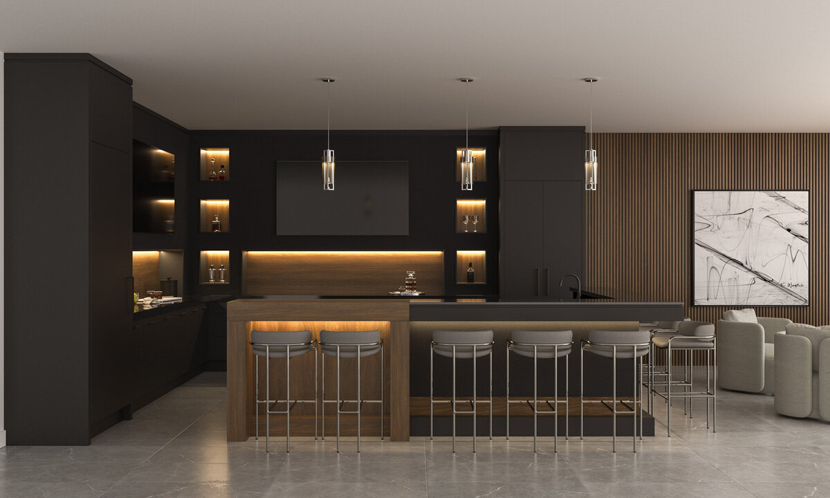 Realistic Rendering of a Bar
