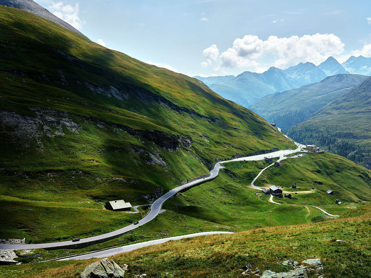 Blick auf die Großglockneralpenstraße – eindrucksvolle Gebirgsszenerie aus Kärnten für Natur- und Werbefotografie