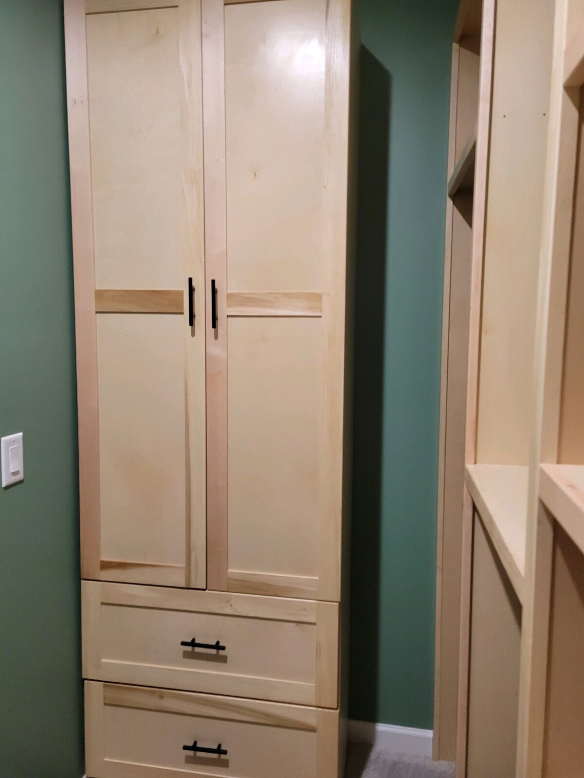 custom closet system installation