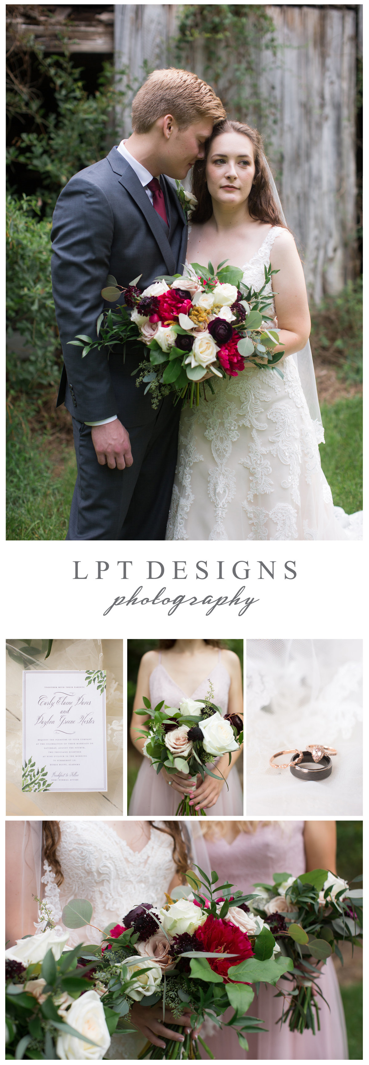 LPT Designs Photography Lydia Thrift Gadsden Alabama Fine Art Wedding Photographer CD 1