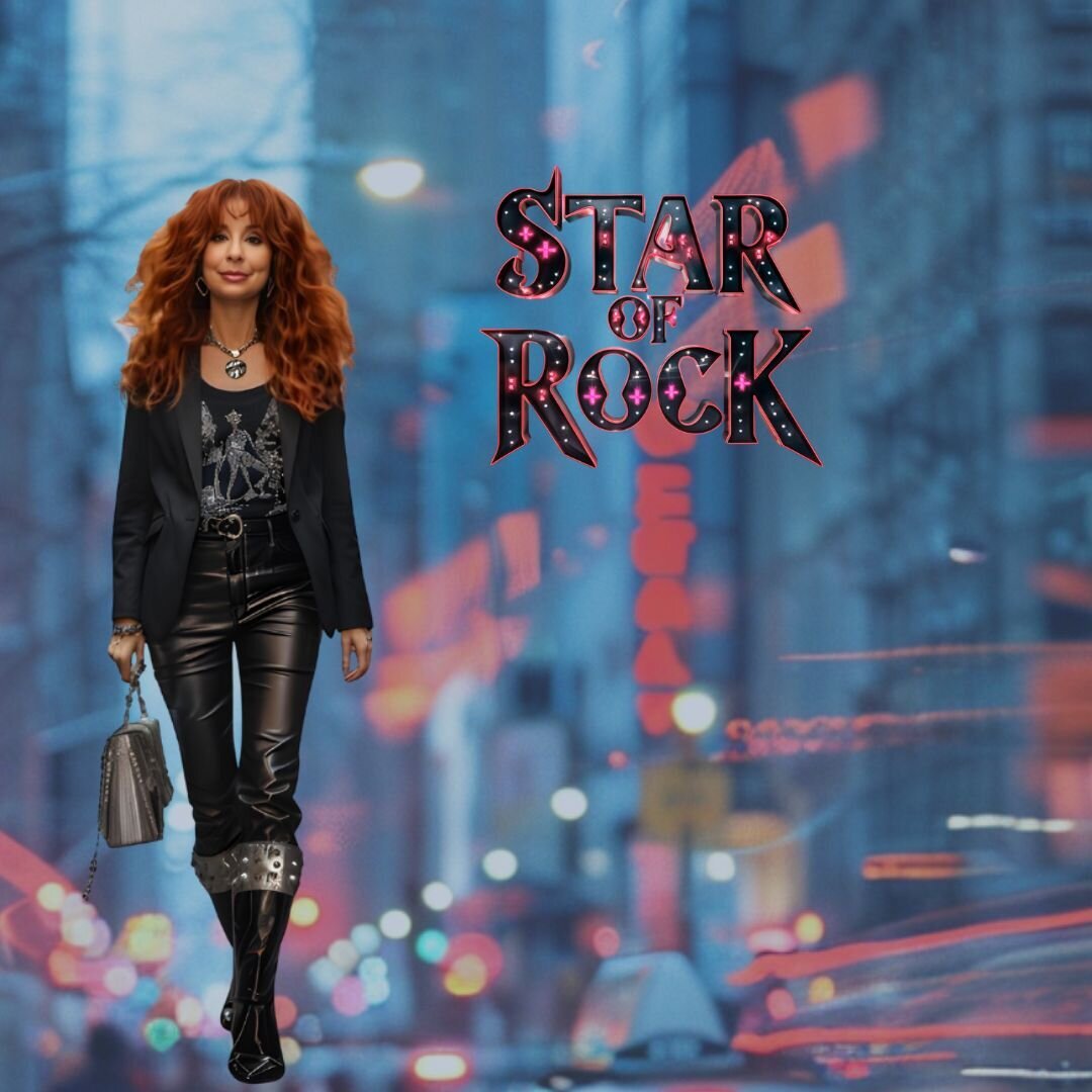 Star of Rock's Branded Character Image with Logo